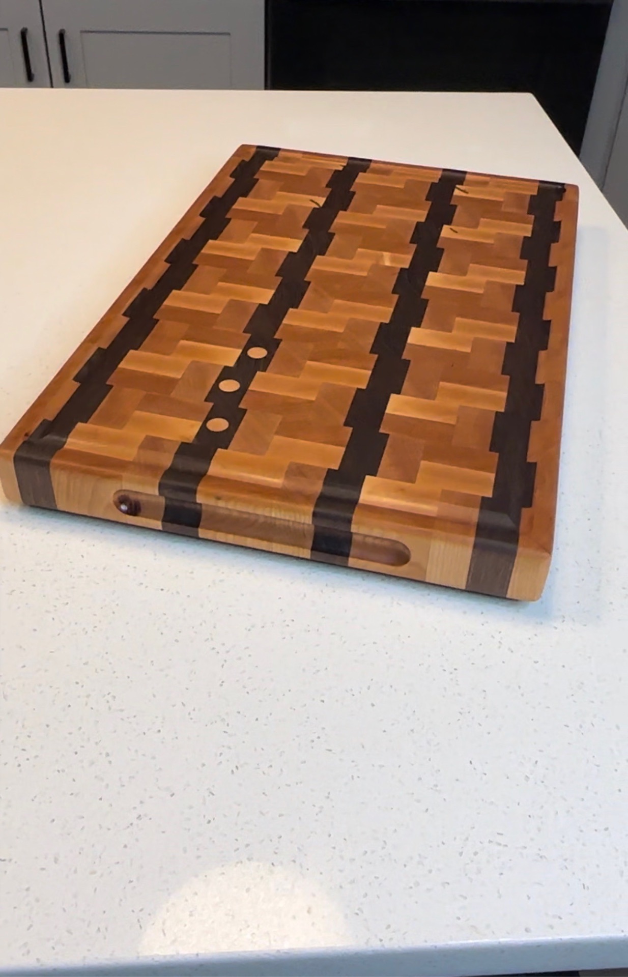 Handcrafted wood board by The Knotty Otter