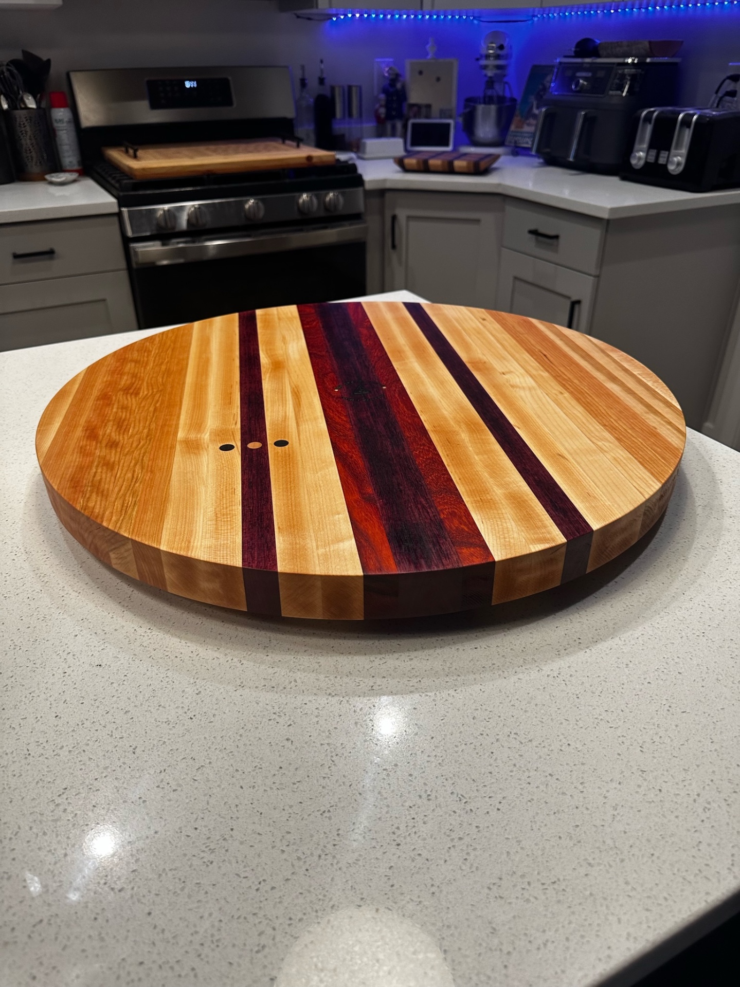 Handcrafted wood board by The Knotty Otter