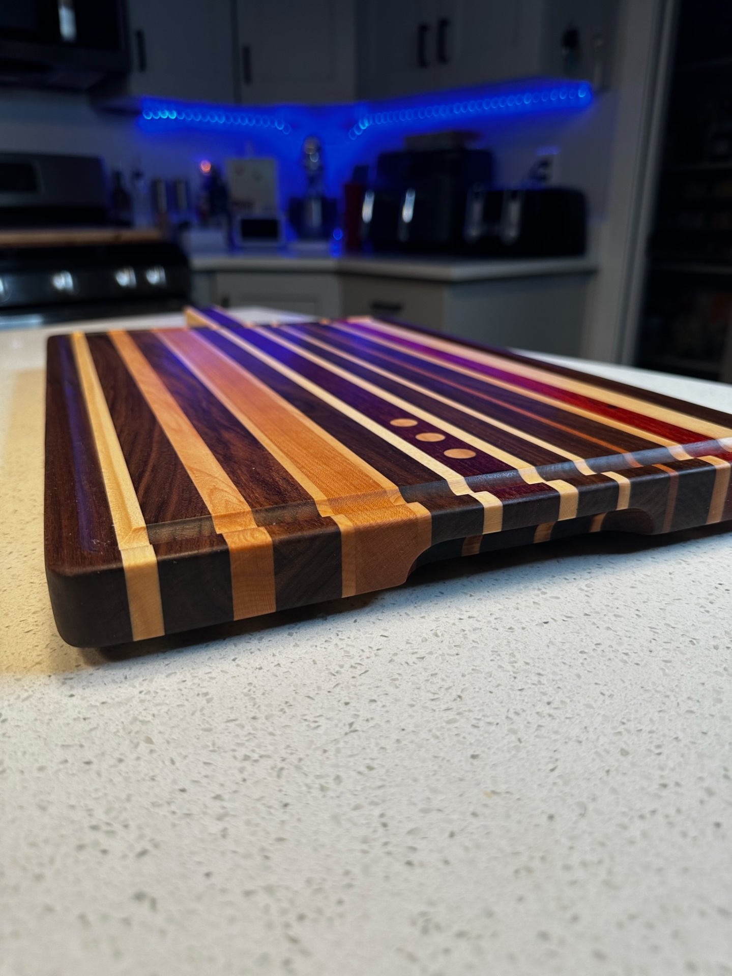Handcrafted wood board by The Knotty Otter